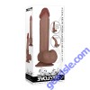 Evolved Flexskin Poseable Realistic Textured Dark Dildo 7.75"