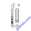 Adam & Eve's Rechargeable Waterproof Silver Metal Bullet Vibrator