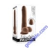 Evolved Peek A Boo Vibrating Dildo Dark Rechargeable Life Like