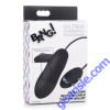 Bang 7X Pulsing Rechargeable Silicone Bullet Vibrator Black