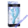 Inmi 8X Silicone Suction Rabbit Vibrator Teal Rechargeable Waterproof