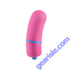 Rock Candy Jellybean Blue Curved Extra Large Bullet Pink Vibrator