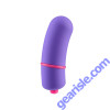 Rock Candy Jellybean Blue Curved Extra Large Bullet Purple Vibrator