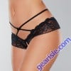 Adore Dare Me Criss Cross Straps Open Panty