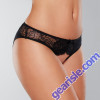 Adore K.I.S.S. Mesh Front Lace Back Open Panty