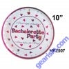 Bachelorette Party Plate 10 Piece