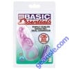 Basic Essentials Triple Tickler Vibrating Bunny Dual Enhancer