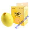 Bella Squeeze Lemon Mini Vibrator Suction Stimulator
