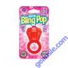 Rock Candy Bling Pop Vibrating Cock Ring Red