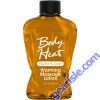 Body Heat Flavored Edible Warming Massage Oil Lotion Glide 8 oz Gold