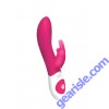 The Classic Rabbit Rechargeable Silicone Vibrator Waterproof Pink