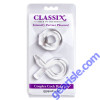 Pipedream Classix Back To The Basics Couples Cock Ring Set Clear