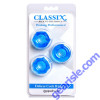 Pipedream Classix Back To The Basics Deluxe Cock Ring Set Blue