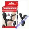 Cock Ring Nasstoys Commander Vibrating Climaxer Silicone Black