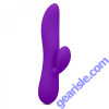 Selfie Drill Vibrator Purple Waterproof Rechargeable Silicone