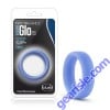 Blush Performance Silicone Glo Cock Ring Blue Glow