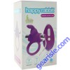 Happy Rabbit Vibrating Remote Control Silicone Cock Ring Purple