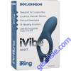 Doc Johnson Ivibe Select Vibrating Silicone Cock Iring Blue