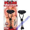 RAM Silicone Vibrating Kiss Cocktie 5.25in Waterproof