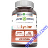 L Lysine 500mg 250 Caps Immune Support Supplement Amazing Formulas