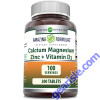 Calcium Magnesium Zinc Vitamin D3 300 Tablets Amazing Formulas