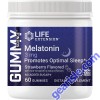 Life Extension Melatonin 3mg Strawberry Flavor 60 Gummies Sugar Free