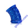 Cock RingOxballs Morph Ballstretcher Blue Curve Shaped Silicone