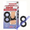 Nasstoys My Cockring Figure Eight Cock And Scrotum Ring Black