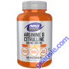 NOW Foods Arginine & Citrulline 500mg 250mg 120 Veg Capsules