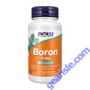 NOW Foods Boron 3mg 100 Veg Capsules