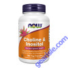 NOW Foods Choline & Inositol 100 Veg Capsules