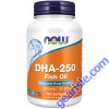 NOW Foods DHA-250 Fish Oil 120 Softgels