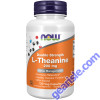 NOW Foods L-Theanine Double Strength 200mg 120 Veg Capsules