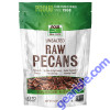 NOW Foods Pecans Raw & Unsalted 12oz