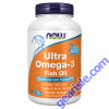 NOW Foods Ultra Omega-3 180 Fish Softgels