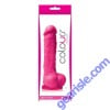 Colours Pleasures 5" Dildo Pink Body Safe Silicone Suction Cup