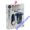 Bullet Cock Ring Navy Sensuelle Silicone Remote Control XLR8