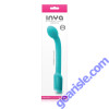 Inya Oh My G Teal Silicone Rechargeable Ultra Flexible Wand Vibrator 