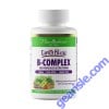 Paradise Herbs Earths Blend B Complex Supports Energy & Immunity 60 Capsules
