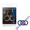 Blush Performance VS2 Pure Premium Silicone Cock Rings Small Black
