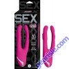 Silicone Double Teaser Dual Motors Pink Sex