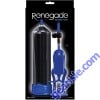 Renegade Bolero Penis Pump Blue Male Enhancement