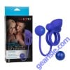 CalExotics Silicone Rechargeable Dual Rockin' Rim Enhancer Cock Ring