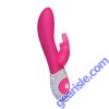The Classic Rabbit Silicone Vibe Hot Pink Limited Edition Crystalized