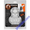Oxballs Sacksling 2 Ball Bag Super Soft Clear Cock Ring