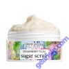 Strawberry Plum Sugar Scrub 8 Oz Rainbow Row Deep Steep Premium Beauty