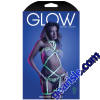 Fantasy Lingerie Glow Night Vision Strappy Teddy Neon Green