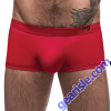 Male Power Pure Comfort Wonder Short High Cut Legs Red Magic Silk