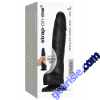 Lovely Planet Strap On Me Sliding Skin Realistic Dildo Black L