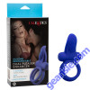 CalExotics Silicone Rechargeable Dual Pleaser Enhancer Cock Ring